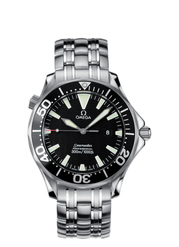 Omega 2064.50.00 : Seamaster Diver 300M Quartz 41 Stainless Steel / Black / Bracelet