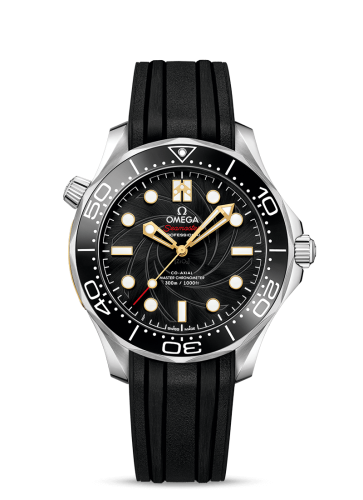 Omega 210.22.42.20.01.003 : Seamaster Diver 300M Master Co-Axial 42 James Bond Stainless Steel / Black / Rubber