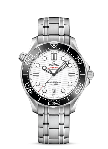 Omega 210.30.42.20.04.001 : Seamaster Diver 300M Master Co-Axial 42 Stainless Steel / White / Bracelet