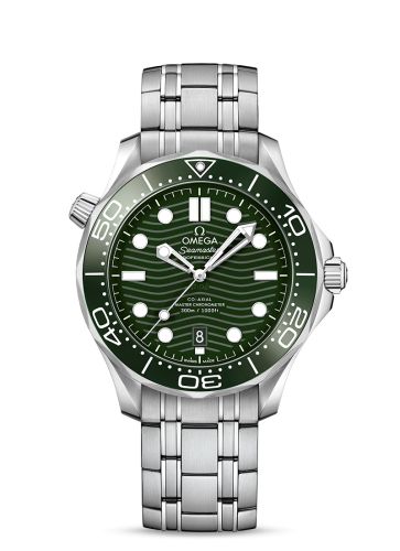 Omega 210.30.42.20.10.001 : Seamaster Diver 300M Master Co-Axial 42 Stainless Steel / Green / Bracelet