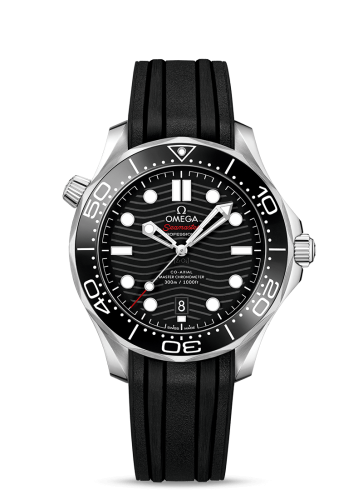 Omega 210.32.42.20.01.001 : Seamaster Diver 300M Master Co-Axial 42 Stainless Steel / Black / Rubber