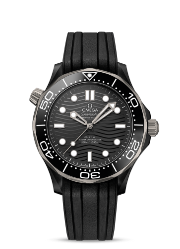 Omega 210.92.44.20.01.001 : Seamaster Diver 300M Master Co-Axial 43.5 Ceramic / Titanium / Black / Rubber