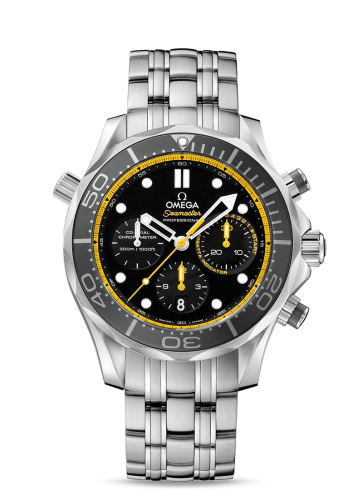 Omega 212.30.44.50.01.002 : Seamaster Diver 300M Co-Axial 44 Regatta Chronograph Stainless Steel / Black / Bracelet