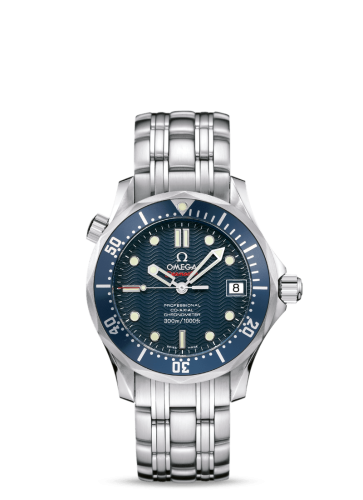 Omega 2222.80.00 : Seamaster Diver 300M Co-Axial 36.25 Stainless Steel / Blue / Bracelet