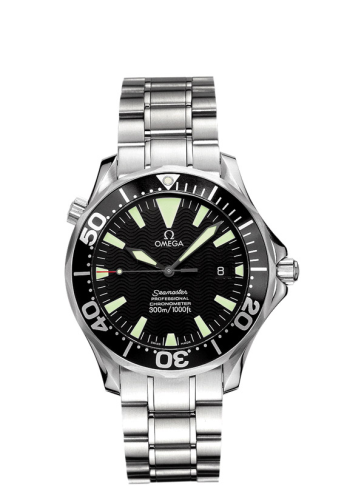 Omega 2255.50.00 : Seamaster Diver 300M Automatic 41 Stainless Steel / Black / Bracelet / Maccabiah