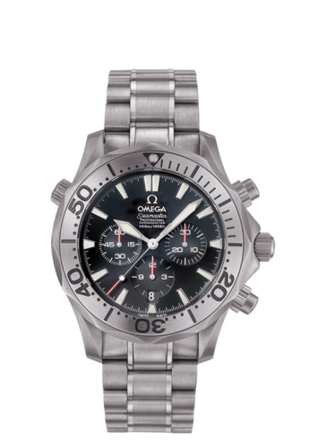 Omega 2293.52.00 : Seamaster Diver 300M Automatic 41.5 Chronograph Titanium / Black / Bracelet