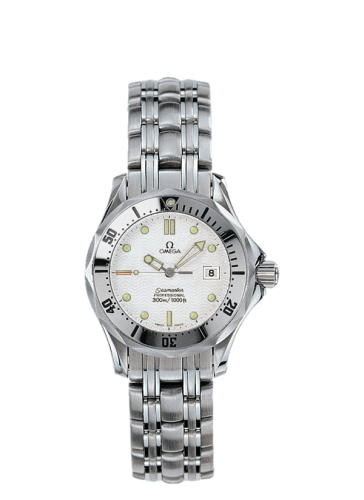 Omega 2582.20.00 : Seamaster Diver 300M Quartz 28 Stainless Steel / White / Bracelet