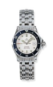 Omega 2583.20.00 : Seamaster Diver 300M Quartz 28 Stainless Steel / White / Bracelet