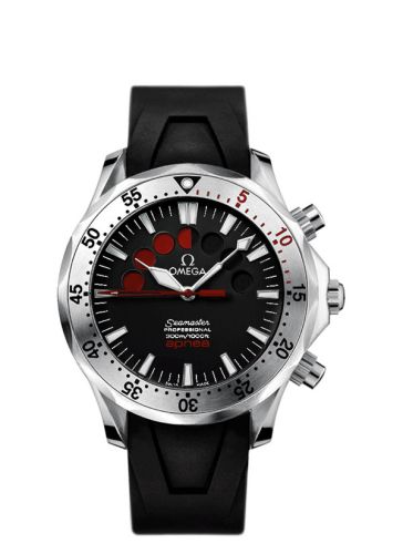 Omega 2895.50.91 : Seamaster Diver 300M Automatic 41.5 Apnea Stainless Steel / Silver / Rubber