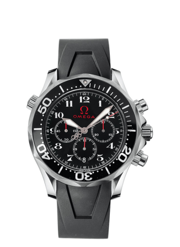 Omega 2896.51.91 : Seamaster Diver 300M Automatic 41.5 Chronograph Stainless Steel / Black / Rubber / Olympic Timeless