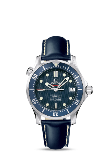 Omega 2922.80.91 : Seamaster Diver 300M Co-Axial 36.25 Stainless Steel / Blue / Rubber