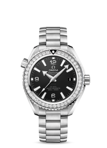 Omega 215.15.40.20.01.001 : Seamaster Planet Ocean 600M Co-Axial 39.5 Master Chronometer Stainless Steel / Diamond / Black / Bracelet