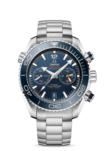 Omega 215.30.46.51.03.001 : Seamaster Planet Ocean 600M Co-Axial 45.5 Master Chronometer Chronograph Stainless Steel / Blue / Bracelet
