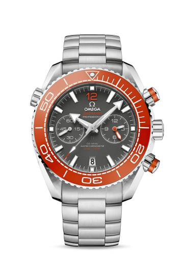 Omega 215.30.46.51.99.001 : Seamaster Planet Ocean 600M Co-Axial 45.5 Master Chronometer Chronograph Stainless Steel / Grey / Bracelet