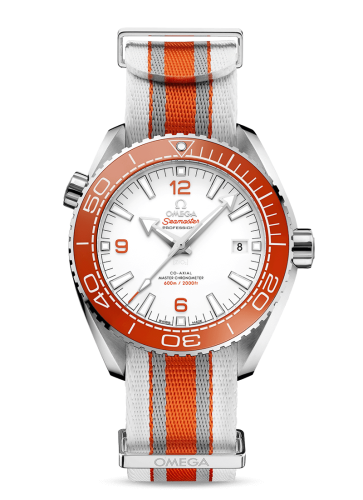 Omega 215.32.44.21.04.001 : Seamaster Planet Ocean 600M Co-Axial 43.5 Master Chronometer Stainless Steel / White / NATO