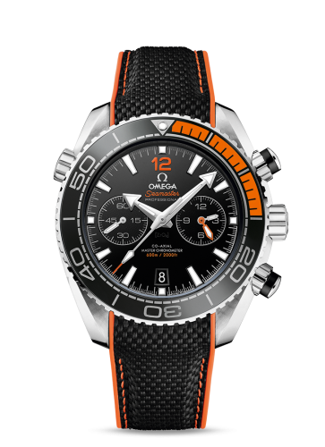 Omega 215.32.46.51.01.001 : Seamaster Planet Ocean 600M Co-Axial 45.5 Master Chronometer Chronograph Stainless Steel / Orange / Rubber