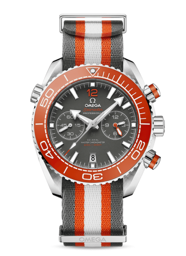 Omega 215.32.46.51.99.001 : Seamaster Planet Ocean 600M Co-Axial 45.5 Master Chronometer Chronograph Stainless Steel / Grey / NATO