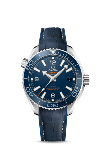 Omega 215.33.40.20.03.001 : Seamaster Planet Ocean 600M Co-Axial 39.5 Master Chronometer Stainless Steel / Blue / Alligator