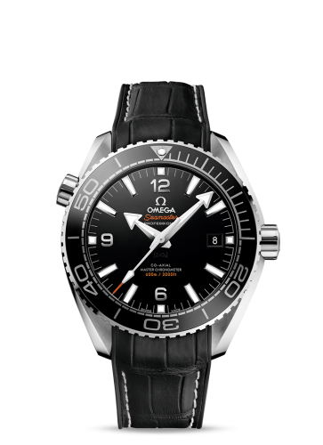 Omega 215.33.44.21.01.001 : Seamaster Planet Ocean 600M Co-Axial 43.5 Master Chronometer Stainless Steel / Black / Alligator