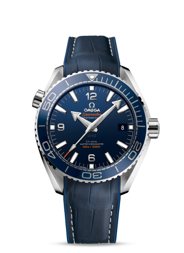 Omega 215.33.44.21.03.001 : Seamaster Planet Ocean 600M Co-Axial 43.5 Master Chronometer Stainless Steel / Blue / Alligator