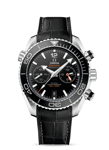 Omega 215.33.46.51.01.001 : Seamaster Planet Ocean 600M Co-Axial 45.5 Master Chronometer Chronograph Stainless Steel / Black / Alligator