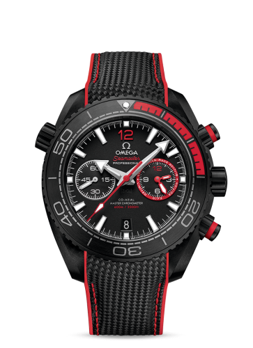 Omega 215.92.46.51.01.002 : Seamaster Planet Ocean 600M Co-Axial 45.5 Master Chronometer Chronograph Deep Black Red / Volvo Ocean Race