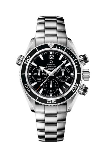 Omega 222.30.38.50.01.001 : Seamaster Planet Ocean 600M Co-Axial 37.5 Chronograph Stainless Steel / Black / Bracelet