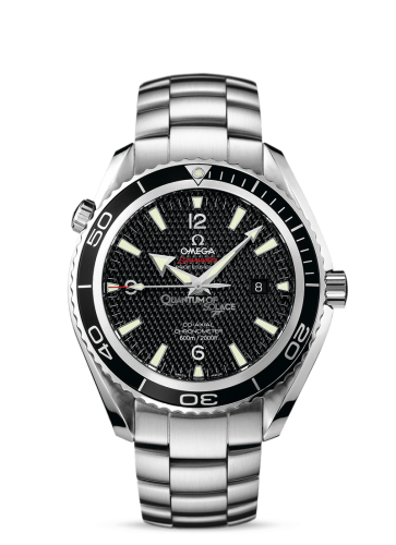 Omega 222.30.46.20.01.001 : Seamaster Planet Ocean 600M Co-Axial 45.5 Stainless Steel / Black / Bracelet / Quantum of Solace