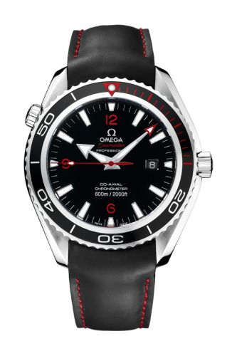 Omega 222.32.46.20.01.001 : Seamaster Planet Ocean 600M Co-Axial 45.5 Stainless Steel / Black / Rubber / Product Red