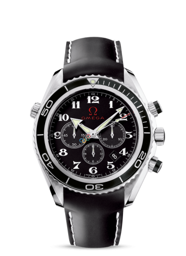 Omega 222.32.46.50.01.001 : Seamaster Planet Ocean 600M Co-Axial 45.5 Chronograph Stainless Steel / Black / Rubber / Olympic Timeless