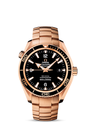 Omega 222.60.42.20.01.001 : Seamaster Planet Ocean 600M Co-Axial 42 Red Gold / Black / Bracelet