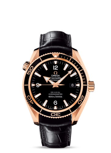 Omega 222.63.42.20.01.001 : Seamaster Planet Ocean 600M Co-Axial 42 Red Gold / Black / Alligator