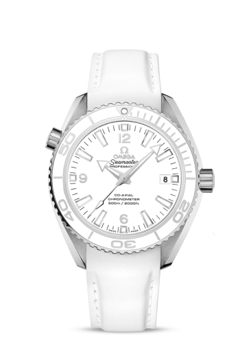 Omega 232.32.42.21.04.001 : Seamaster Planet Ocean 600M Co-Axial 42 Stainless Steel / White / Rubber
