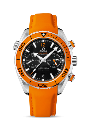 Omega 232.32.46.51.01.001 : Seamaster Planet Ocean 600M Co-Axial 45.5 Chronograph Stainless Steel / Orange / Rubber