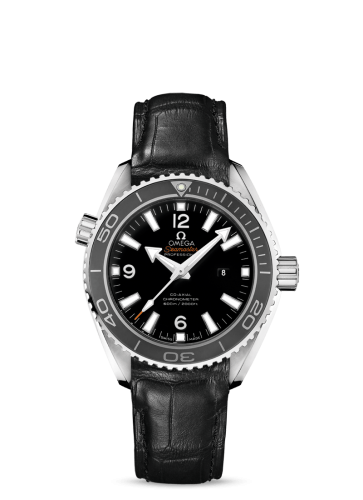 Omega 232.33.38.20.01.001 : Seamaster Planet Ocean 600M Co-Axial 37.5 Stainless Steel / Black / Alligator