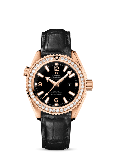 Omega 232.58.38.20.01.001 : Seamaster Planet Ocean 600M Co-Axial 37.5 Red Gold / Diamond / Alligator