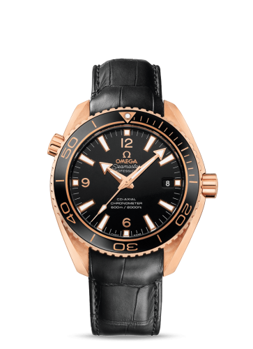 Omega 232.63.42.21.01.001 : Seamaster Planet Ocean 600M Co-Axial 42 Red Gold / Black / Alligator