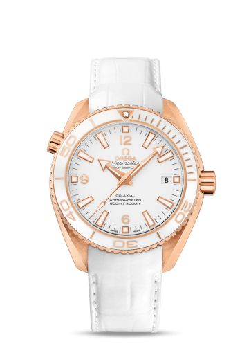 Omega 232.63.42.21.04.001 : Seamaster Planet Ocean 600M Co-Axial 42 Red Gold / White / Alligator