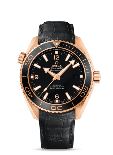 Omega 232.63.46.21.01.001 : Seamaster Planet Ocean 600M Co-Axial 45.5 Red Gold / Ceragold / Alligator