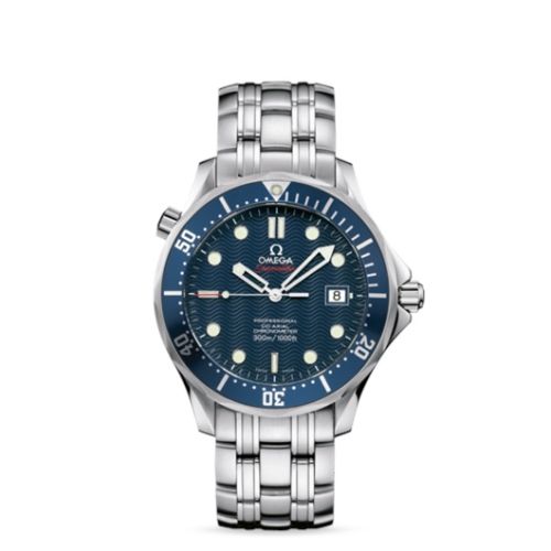 Omega 2220.80.00 : Seamaster Diver 300M Co-Axial 41 Stainless Steel / Blue / Bracelet