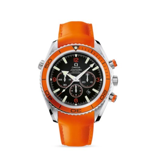 Omega 2918.50.83 : Seamaster Planet Ocean 600M Co-Axial 45.5 Chronograph Stainless Steel / Orange / Orange Rubber