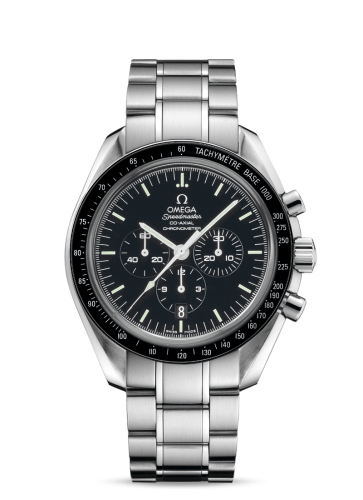 Omega 311.30.44.50.01.002 : Speedmaster Professional Moonwatch Co-Axial Stainless Steel / Black / Bracelet