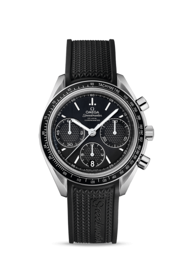 Omega 326.32.40.50.01.001 : Speedmaster Racing Co-Axial Chronograph Stainless Steel / Black / Rubber