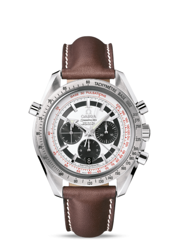 Omega 3882.31.37 : Speedmaster Broad Arrow Co-Axial Rattrapante Stainless Steel / Panda