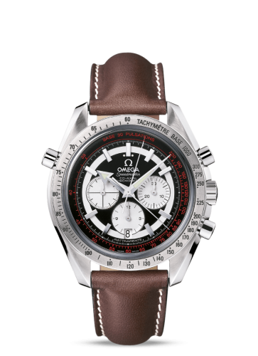 Omega 3882.51.37 : Speedmaster Broad Arrow Co-Axial Rattrapante Stainless Steel / Inverted Panda