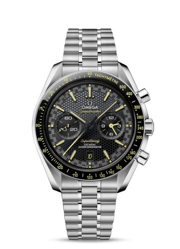 Omega 329.30.44.51.01.003 : Speedmaster Super Racing Master Co-Axial Stainless Steel / Black / Bracelet