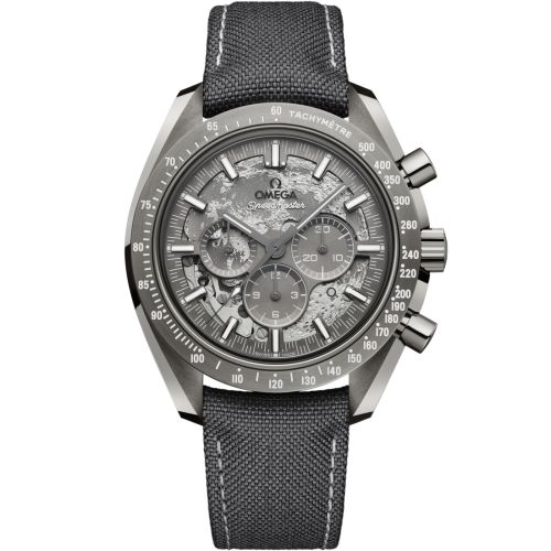 Omega 310.92.44.50.06.001 : Speedmaster Moonwatch Grey Side of the Moon / Fabric