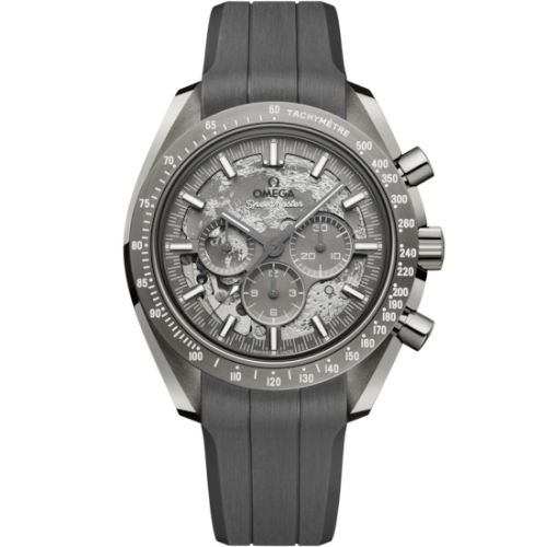 Omega 310.92.44.50.06.002 : Speedmaster Moonwatch Grey Side of the Moon / Rubber
