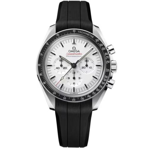 Omega 310.32.42.50.04.001 : Speedmaster Professional Moonwatch 3861 Stainless Steel / White / Sapphire / Rubber