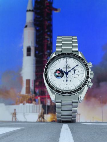 Omega 3595.52.00 W : Speedmaster Professional Moonwatch Apollo XIII 25th White